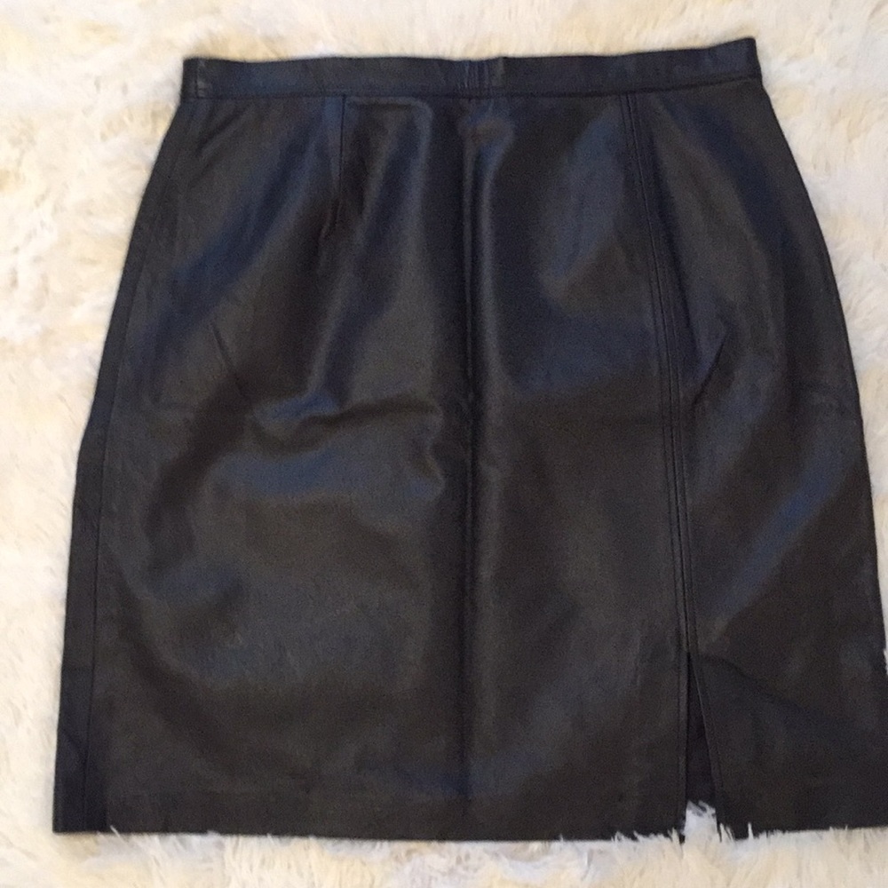 Tower hill leather skirt